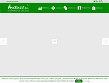 Tablet Screenshot of indaco.es